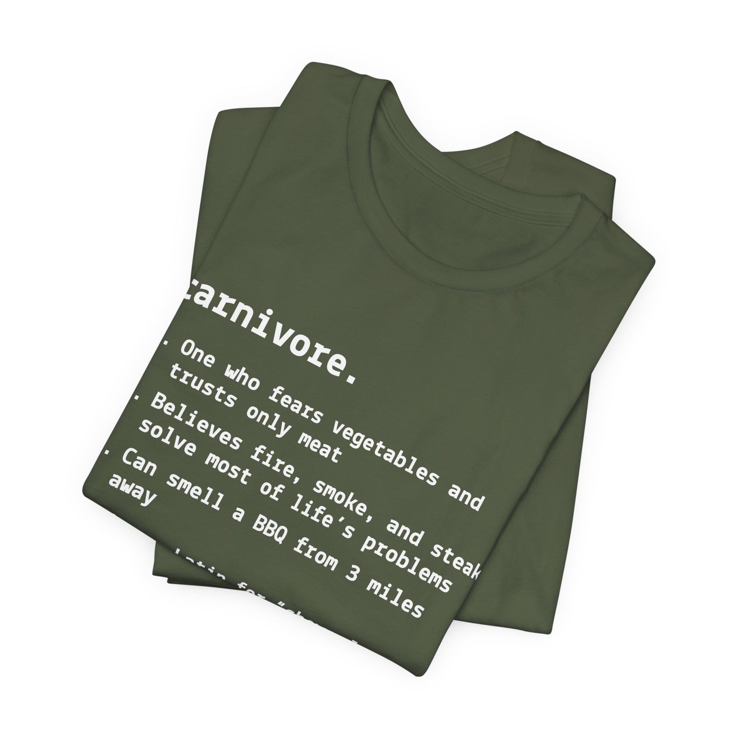Funny Carnivore Tee for Meat Enthusiasts