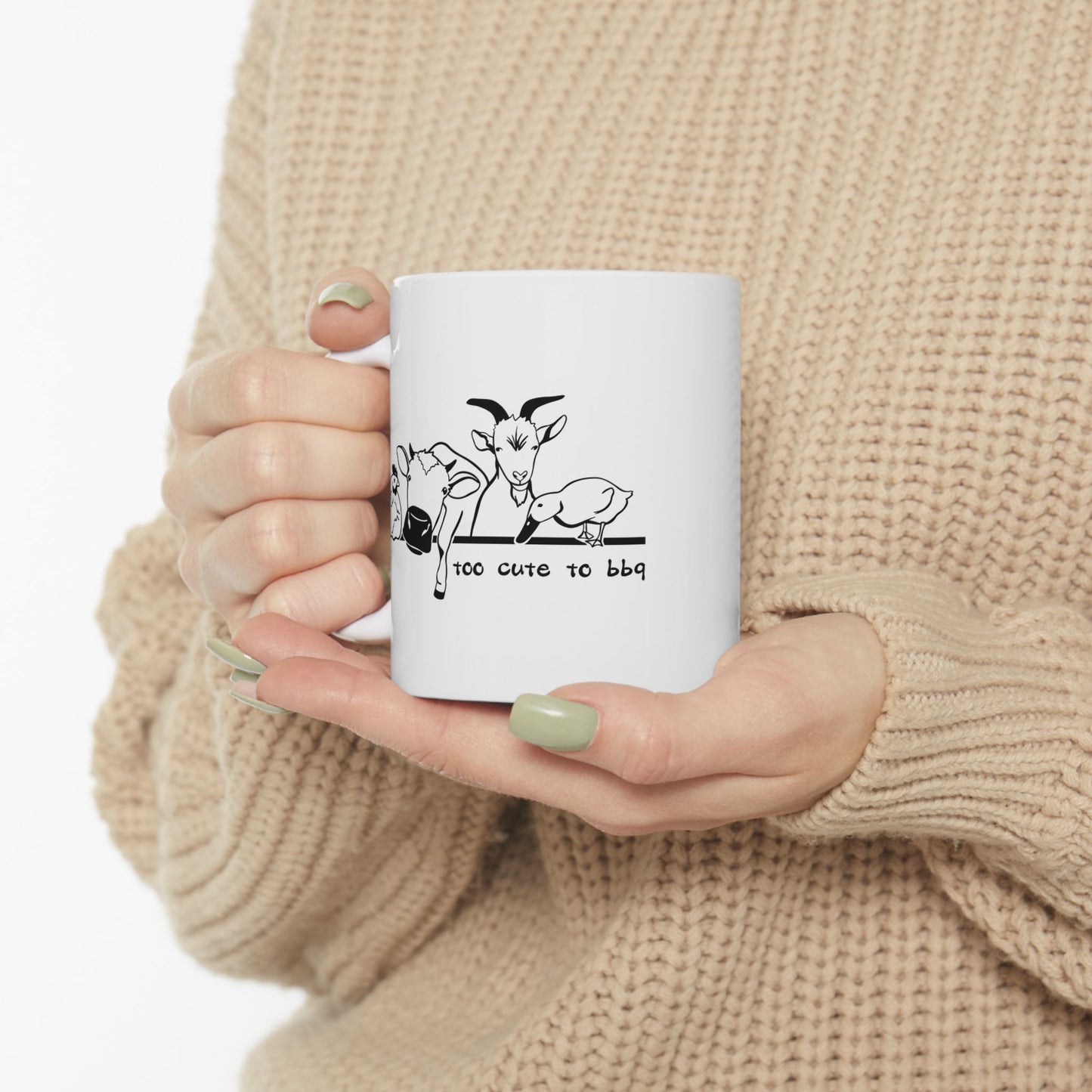Vegan Vegetarian Animal-lover Ceramic Mug