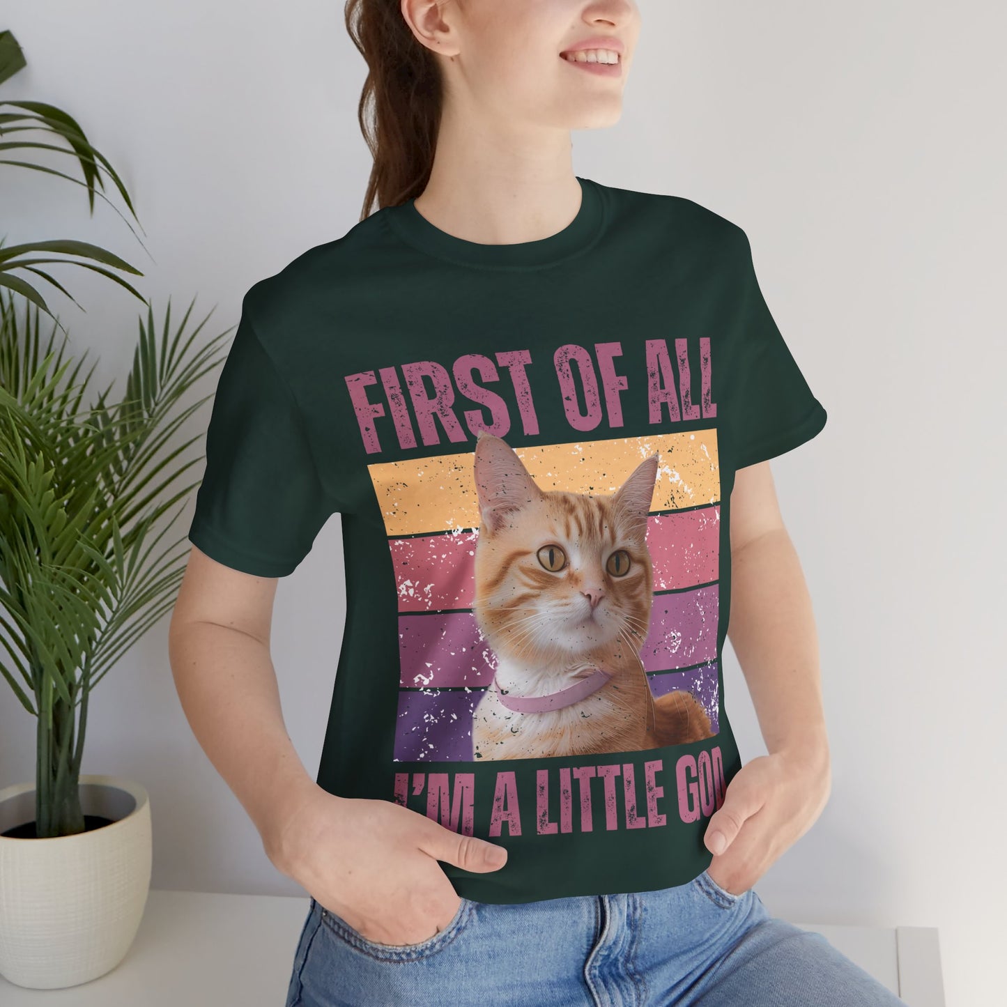Humorous Cat Attitude T-shirt