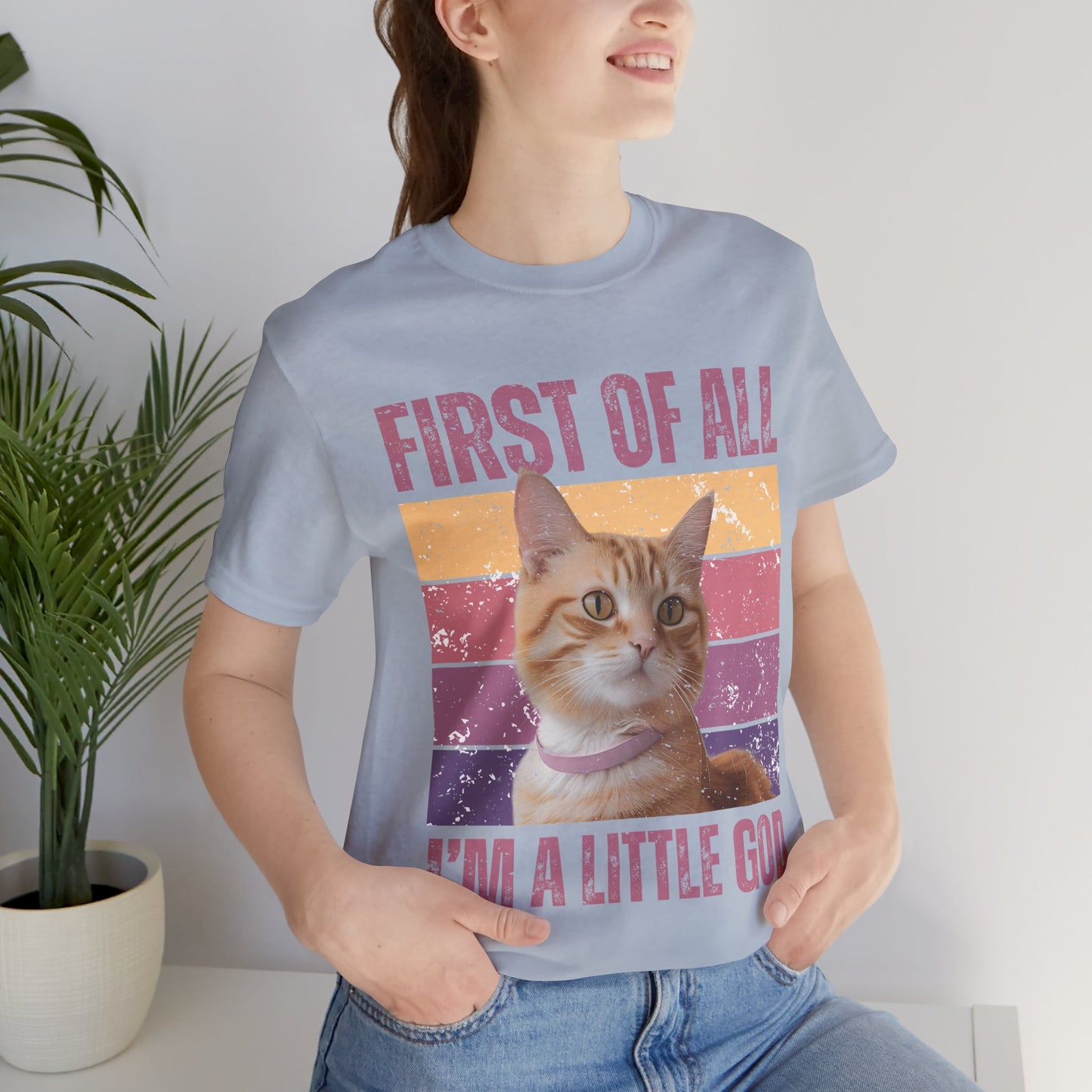 Humorous Cat Attitude T-shirt