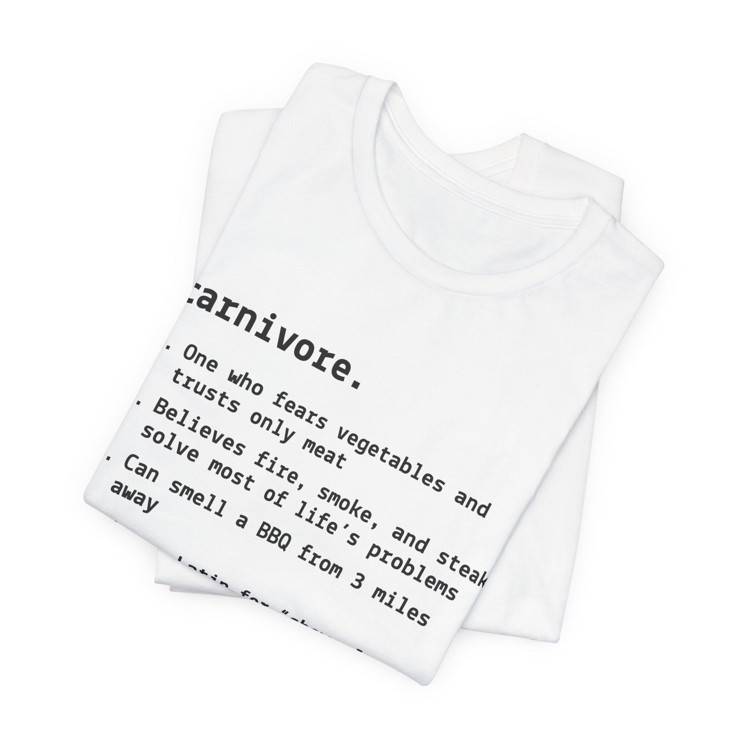 Funny Carnivore Tee for Meat Enthusiasts