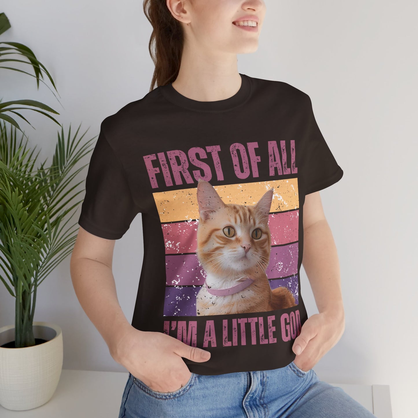 Humorous Cat Attitude T-shirt
