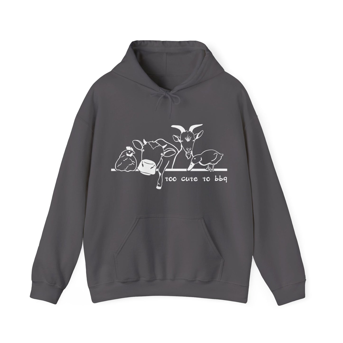 Vegan Vegetarian Animal-lover Hooded Sweatshirt