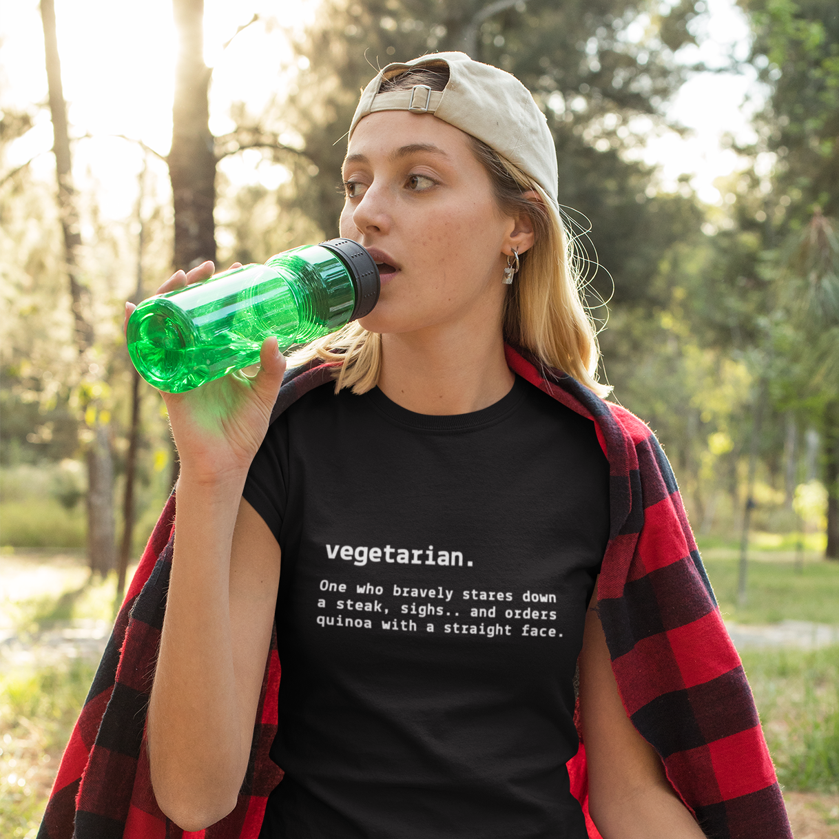 Humorous Vegetarian Definition T-shirt