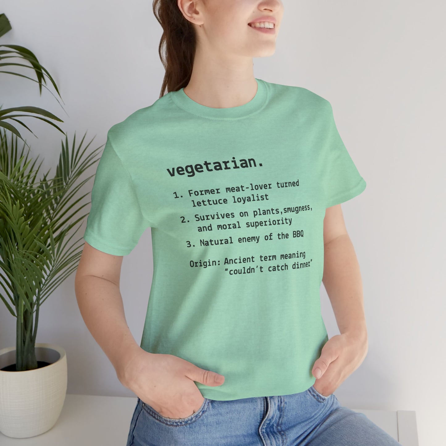 Quirky Vegetarian Humor T-shirt