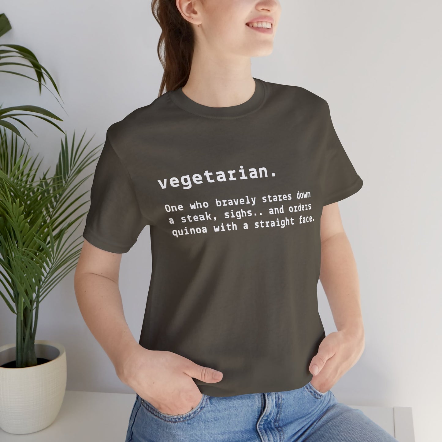Humorous Vegetarian Definition T-shirt