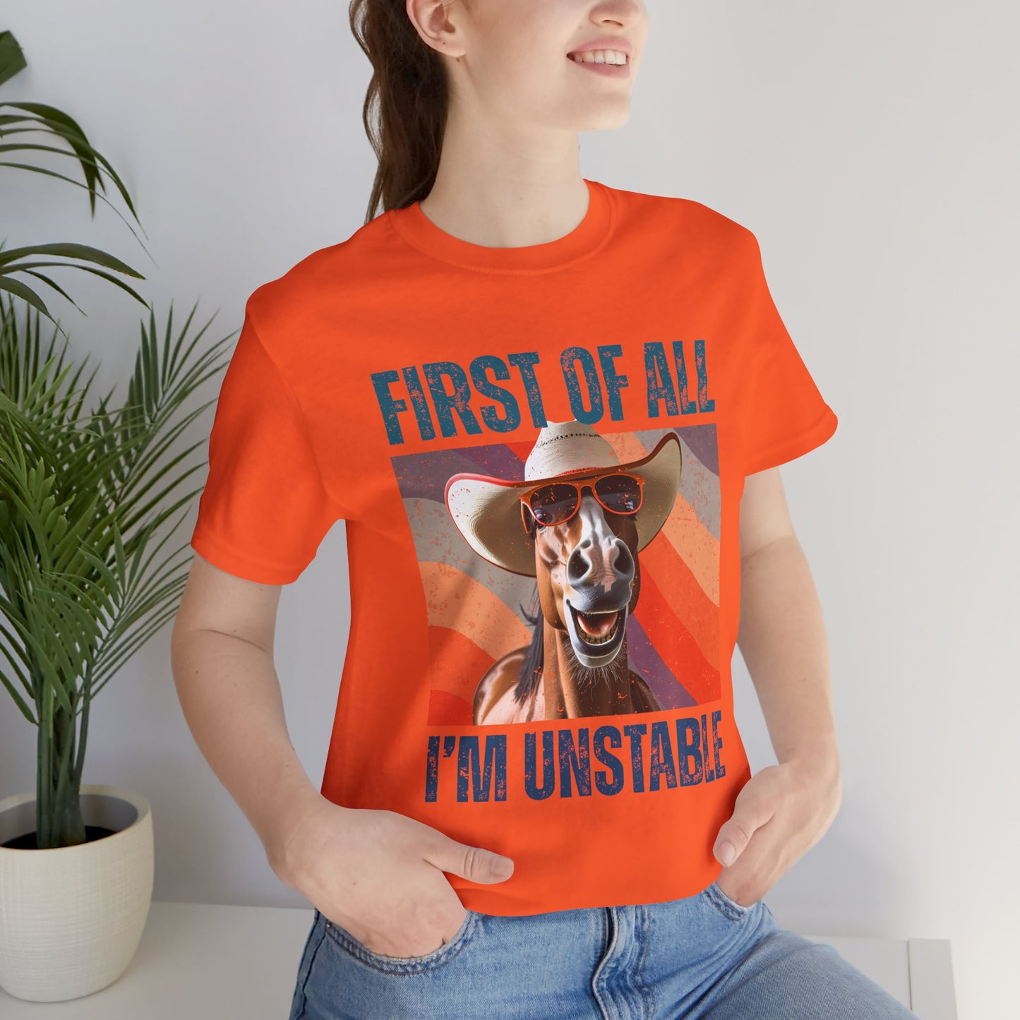 Funny Unstable Horse T-Shirt