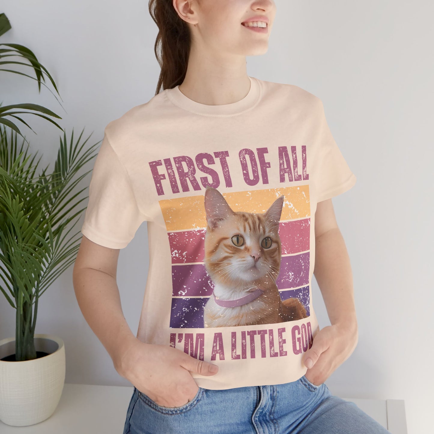 Humorous Cat Attitude T-shirt