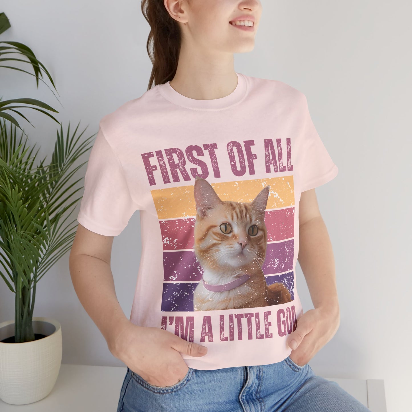 Humorous Cat Attitude T-shirt