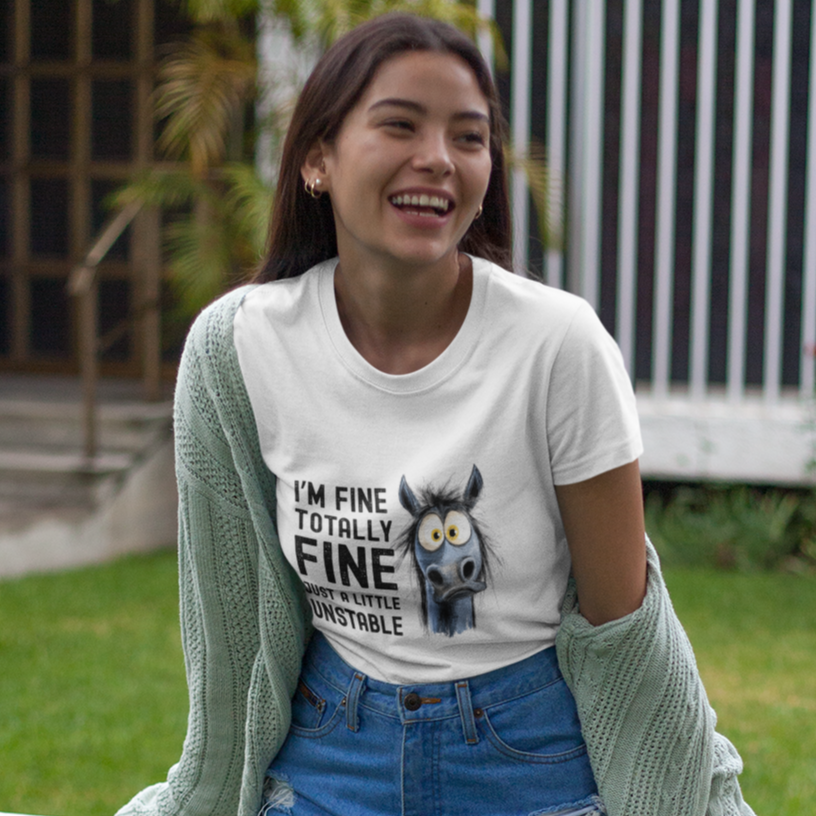 Just a Little Unstable Horse T-shirt