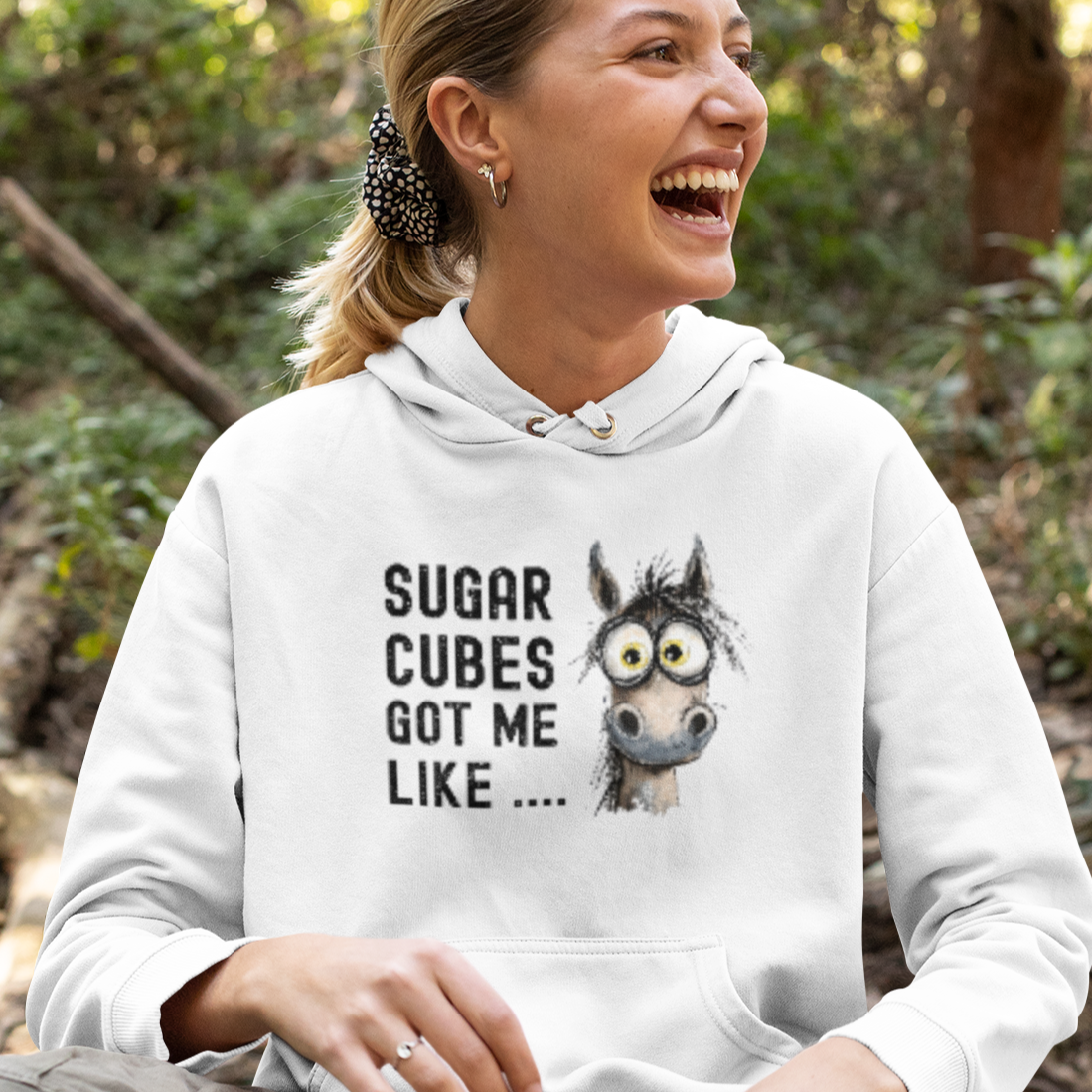 Sugar Cubed Out, Hooded Sweatshirt