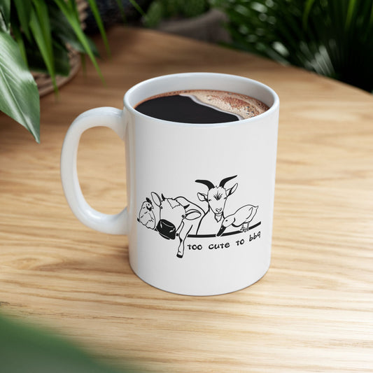 Vegan Vegetarian Animal-lover Ceramic Mug