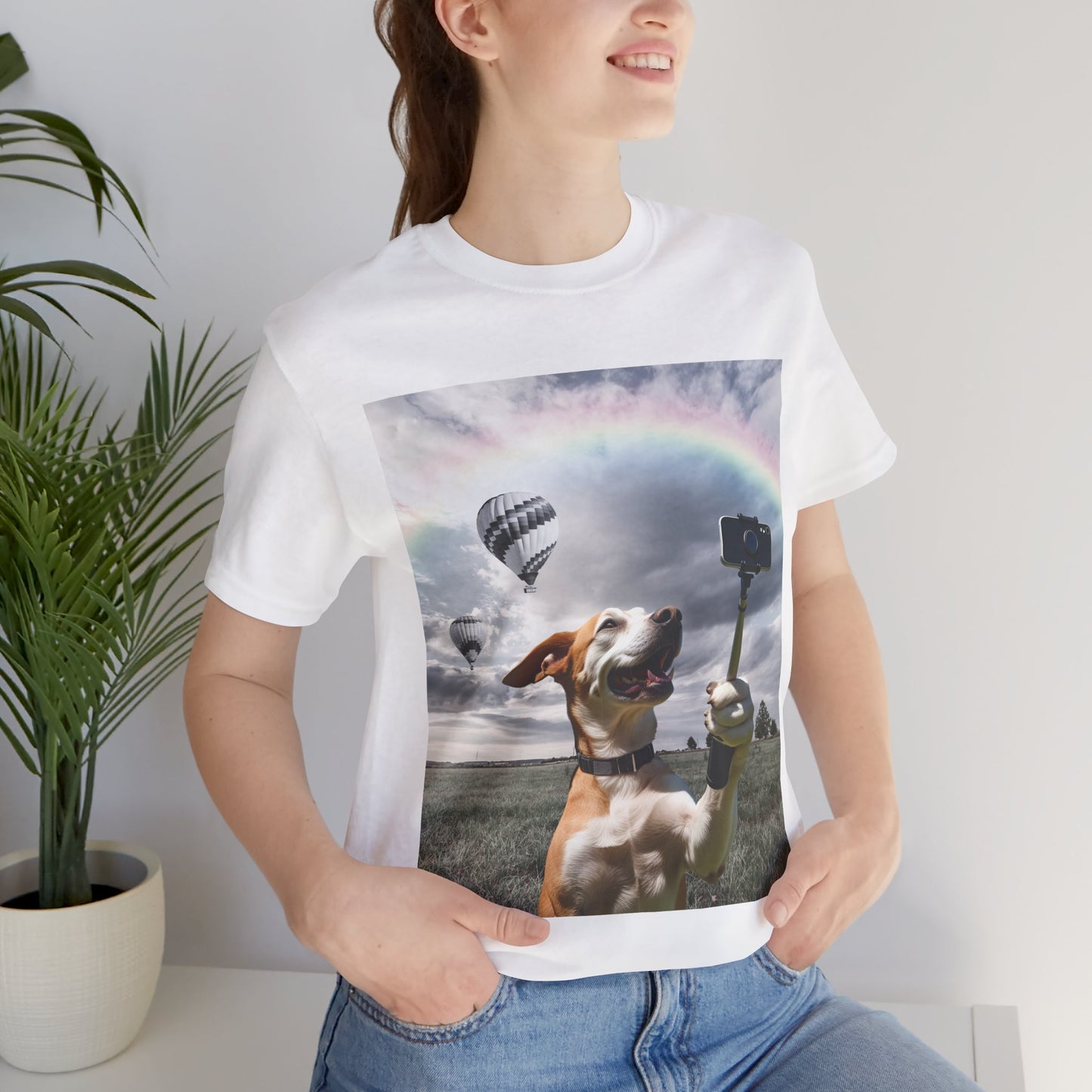 Surreal Dog Selfie Tee