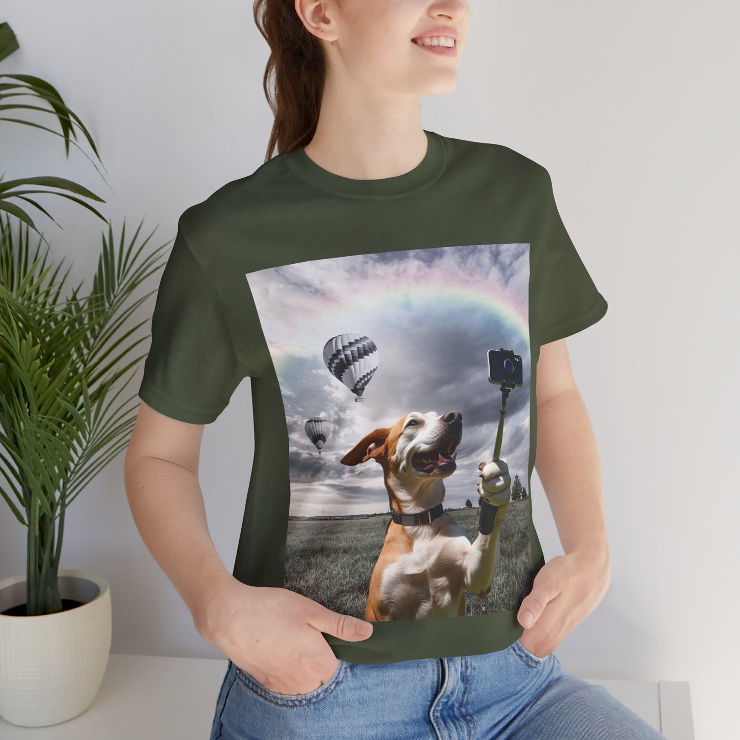 Surreal Dog Selfie Tee