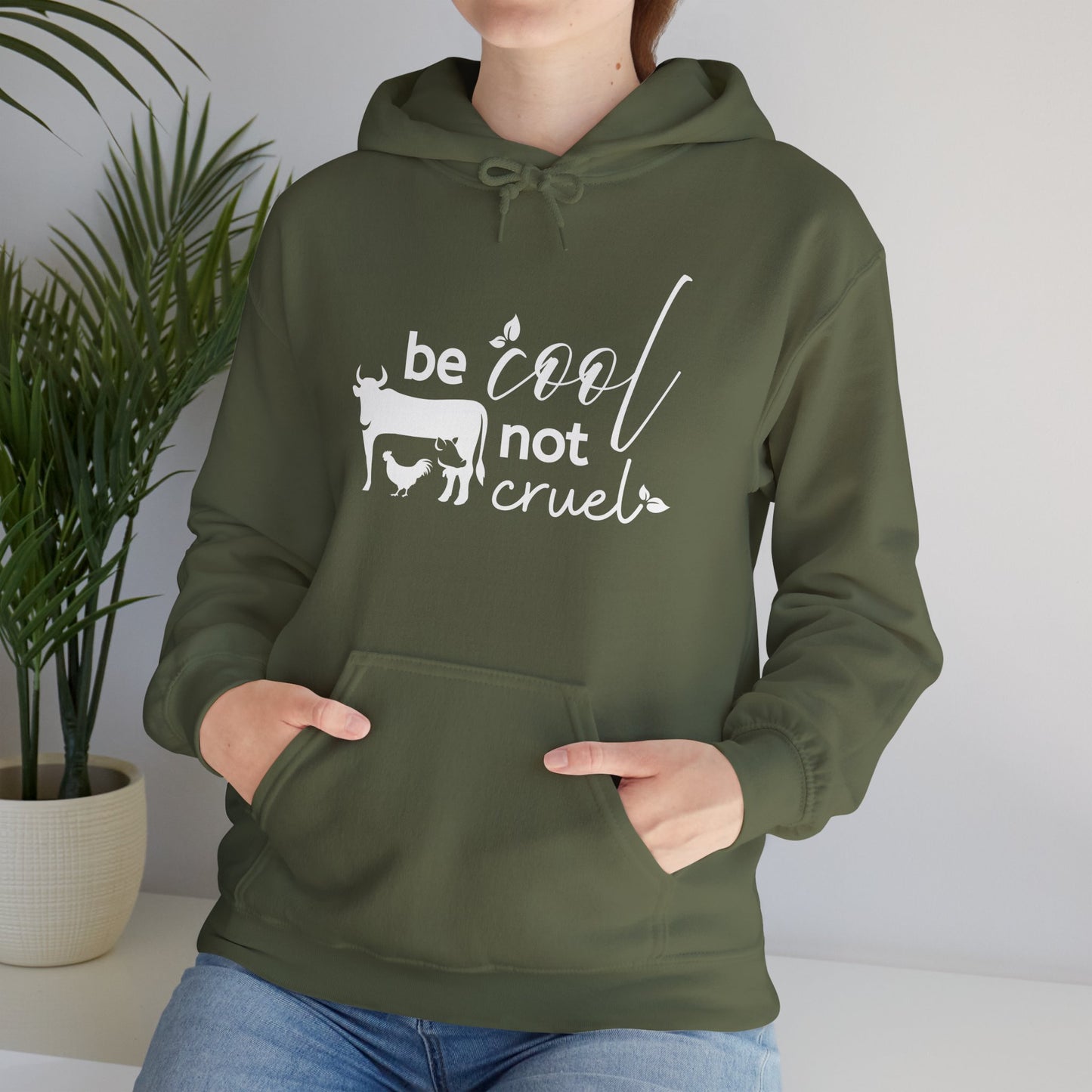 Vegan | Vegetarian | Animal Lover Hooded Sweatshirt