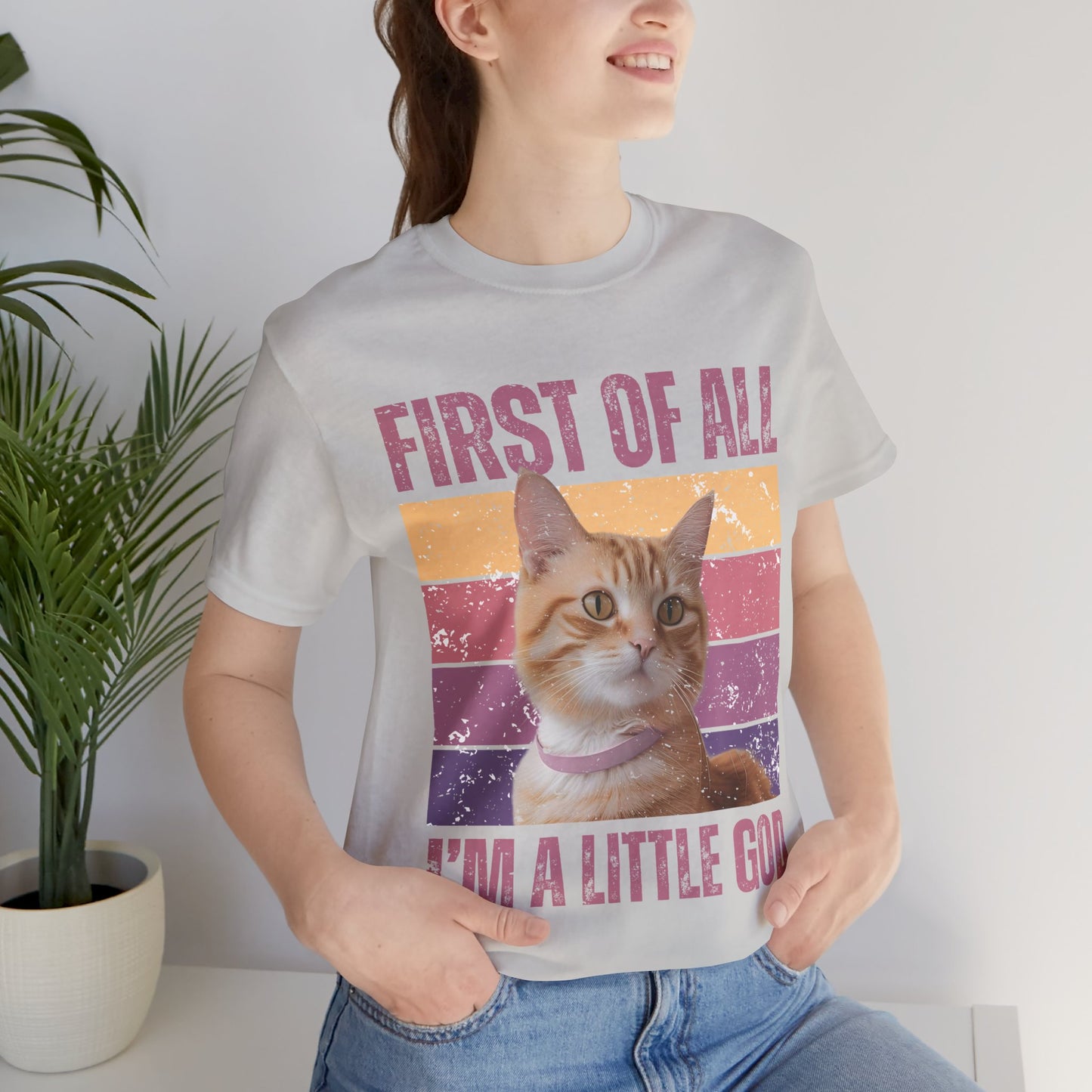 Humorous Cat Attitude T-shirt