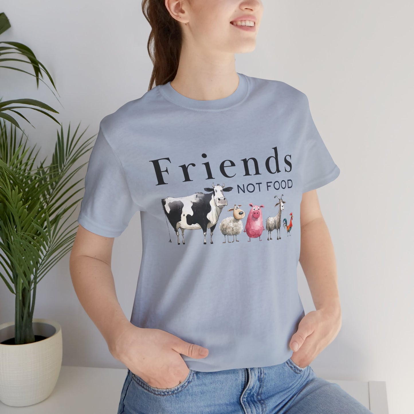 Vegan | Vegetarian Plant-Based Animal Lover Tee