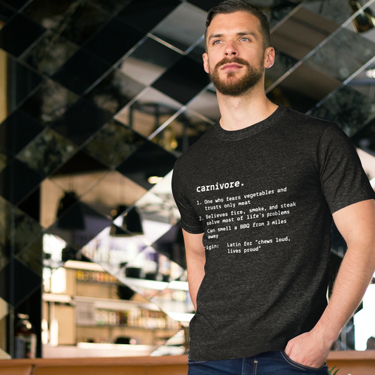 Funny Carnivore Tee for Meat Enthusiasts