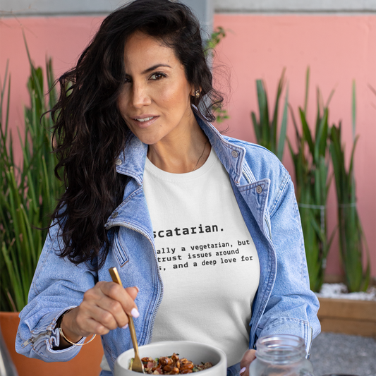 Pescatarian Definition Humor T-shirt