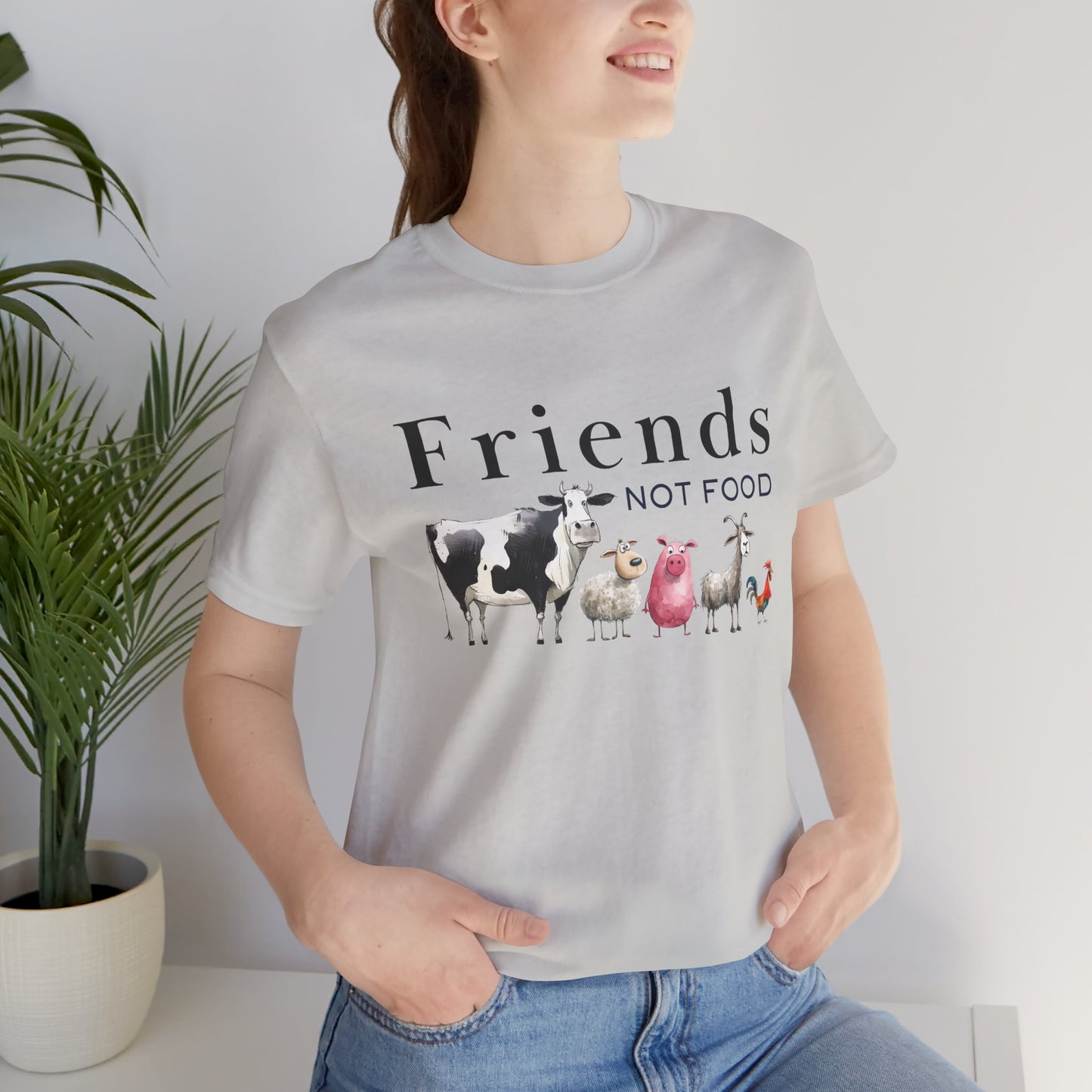 Vegan | Vegetarian Plant-Based Animal Lover Tee