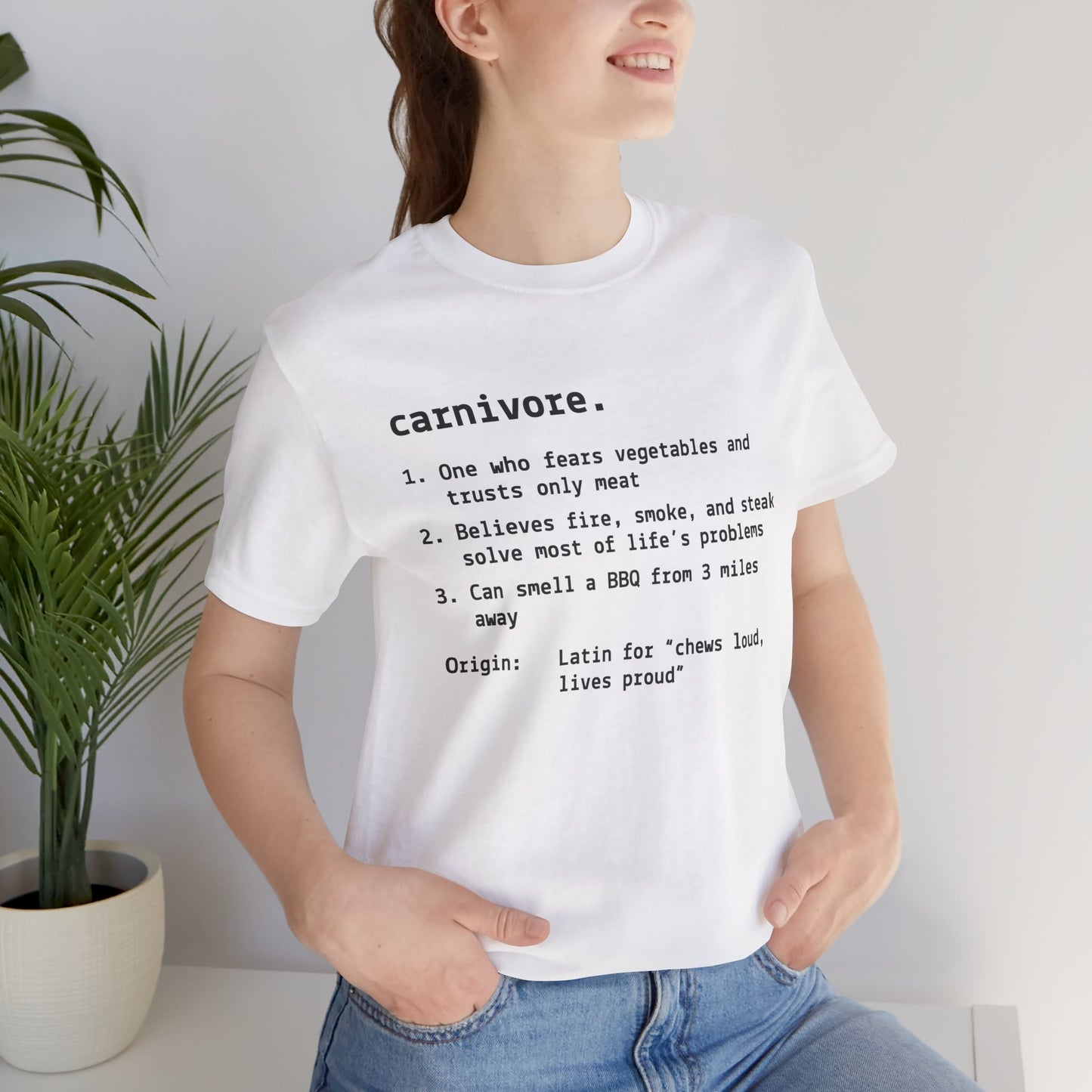 Funny Carnivore Tee for Meat Enthusiasts
