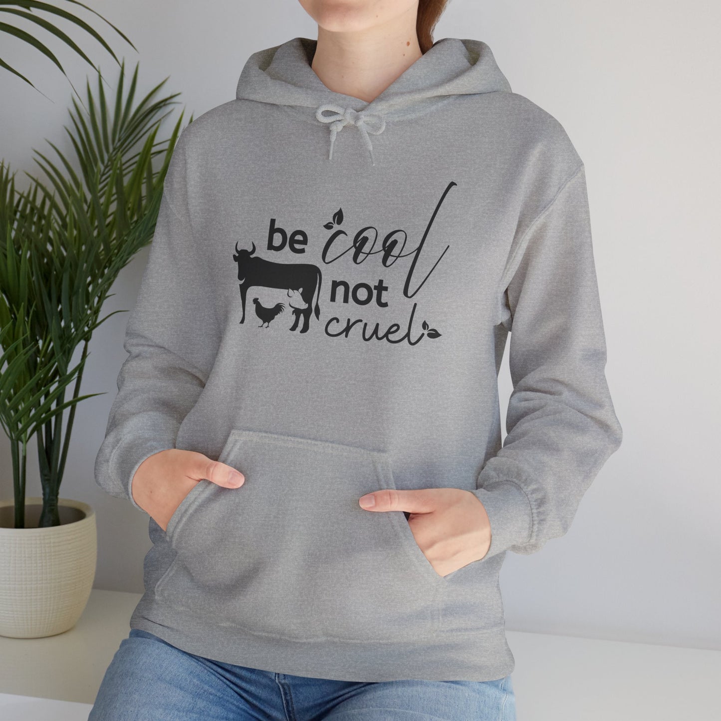 Vegan | Vegetarian | Animal Lover Hooded Sweatshirt