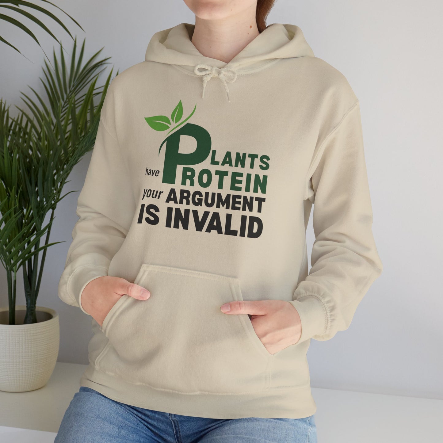 Vegan | Vegetarian Hooded Sweatshirt