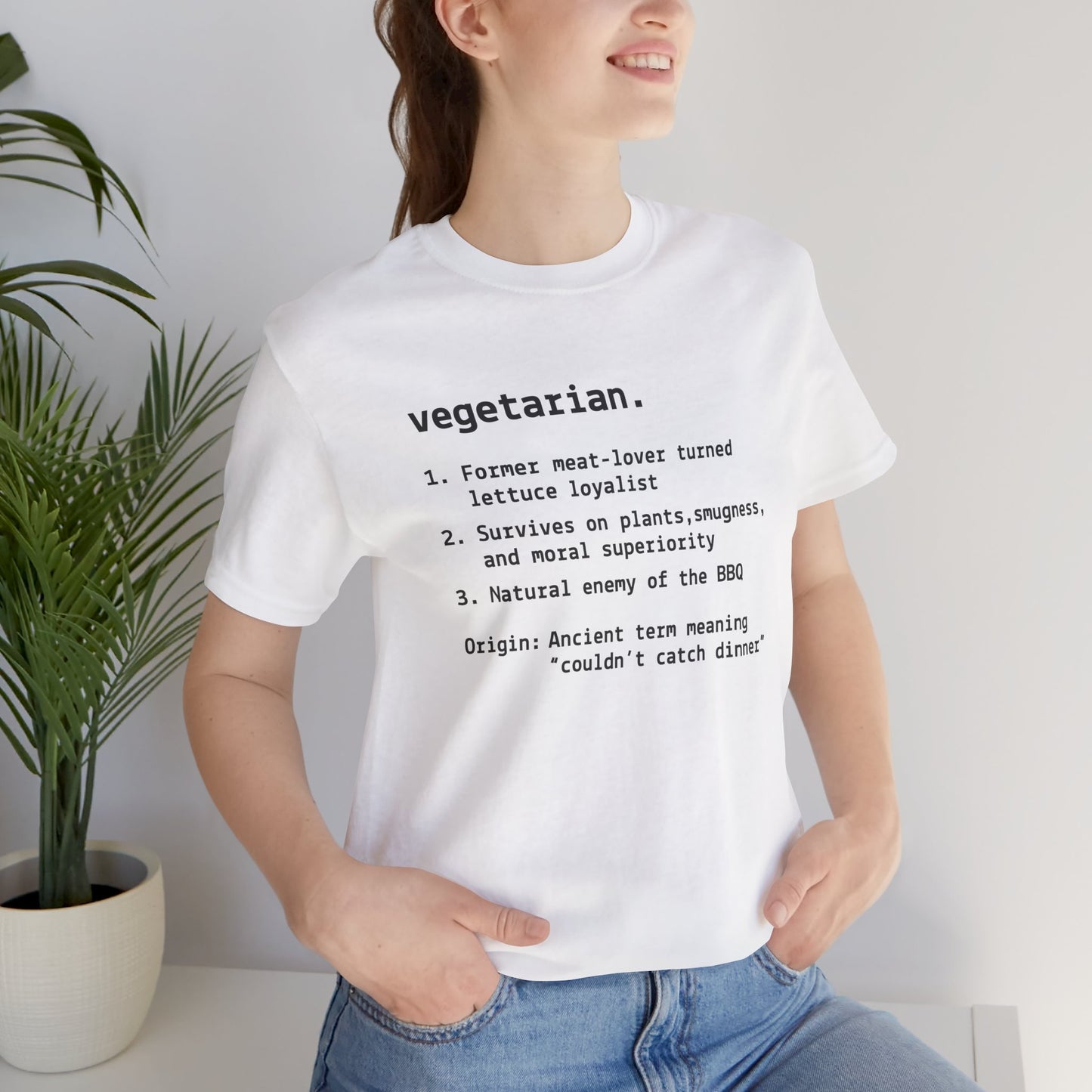 Quirky Vegetarian Humor T-shirt