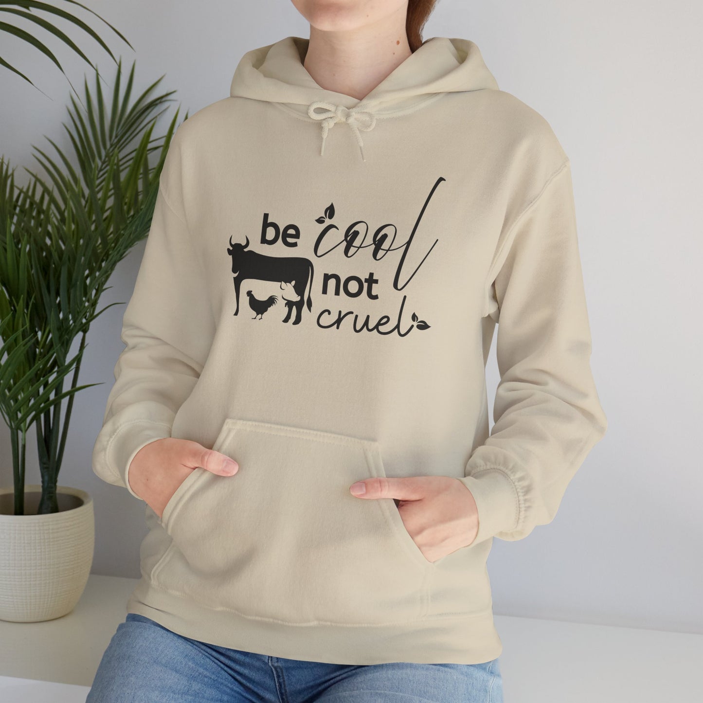Vegan | Vegetarian | Animal Lover Hooded Sweatshirt