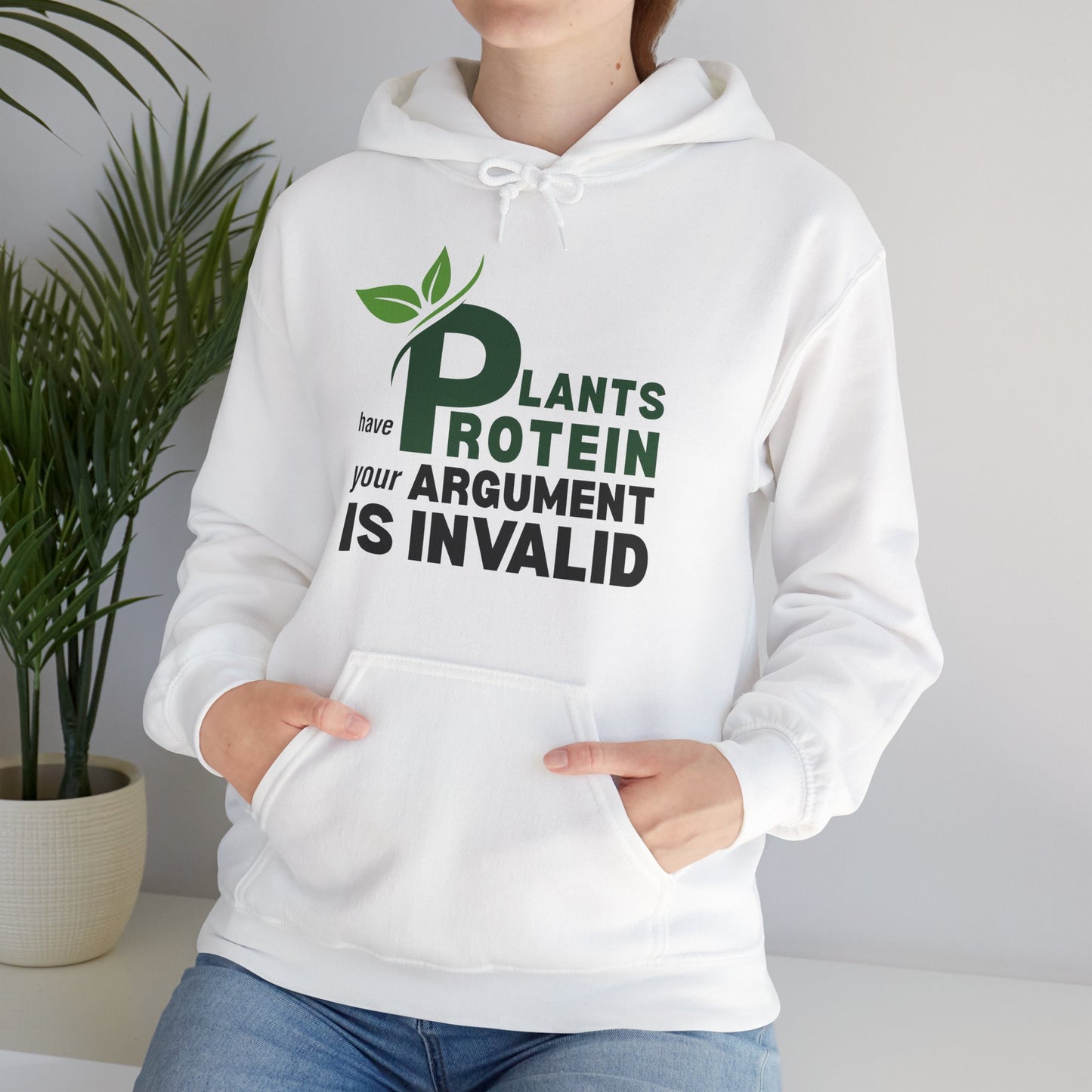 Vegan | Vegetarian Hooded Sweatshirt