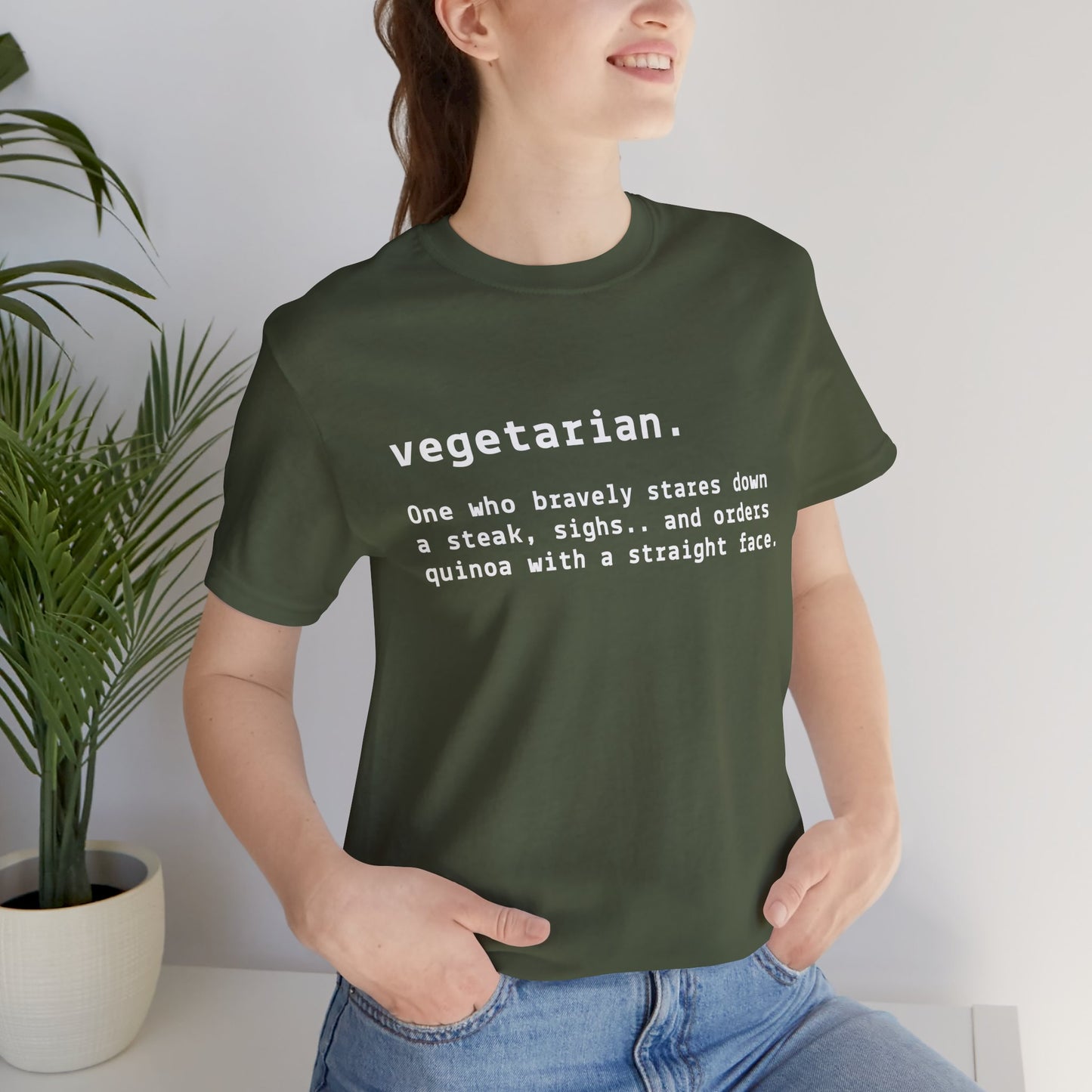 Humorous Vegetarian Definition T-shirt