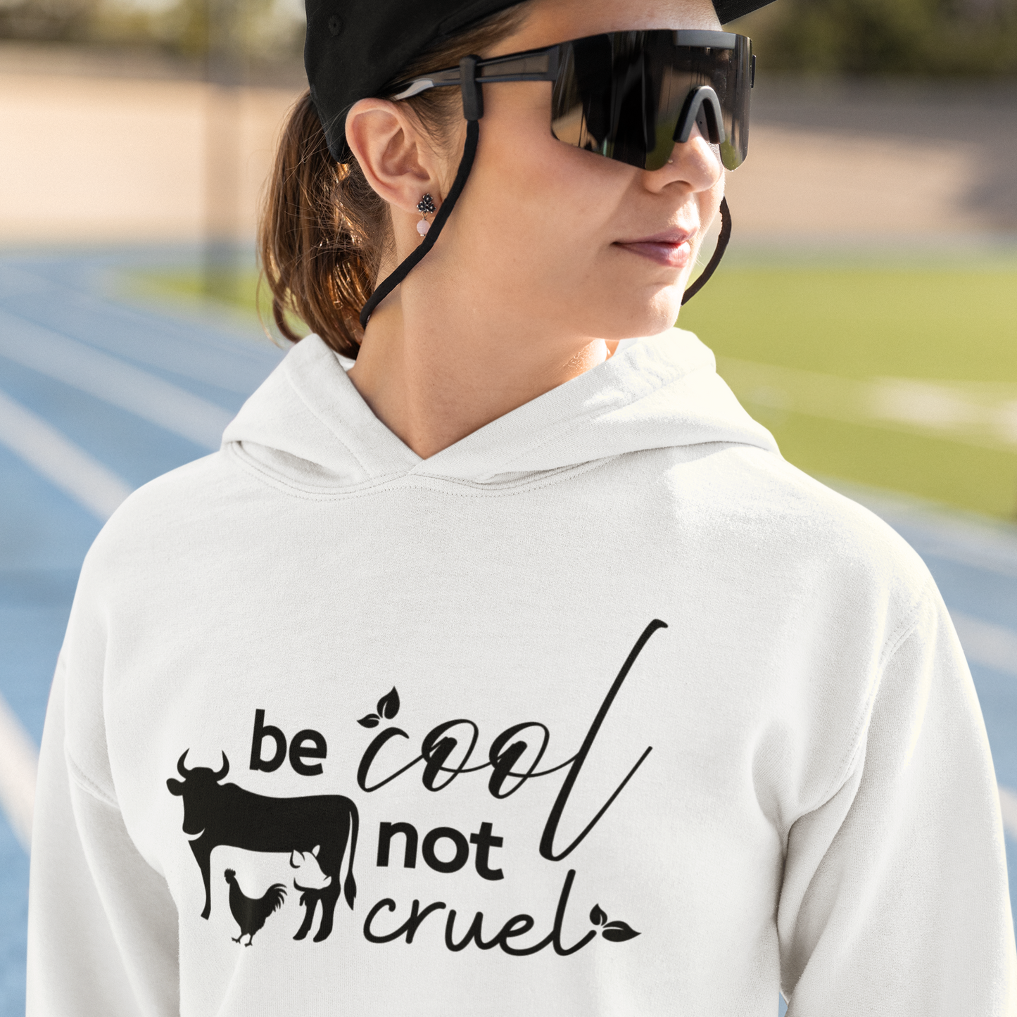 Vegan | Vegetarian | Animal Lover Hooded Sweatshirt
