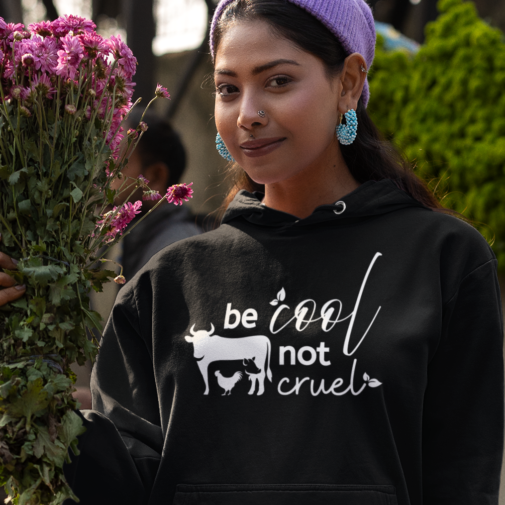 Vegan | Vegetarian | Animal Lover Hooded Sweatshirt