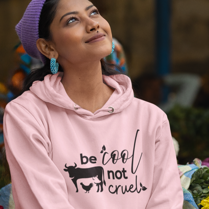 Vegan | Vegetarian | Animal Lover Hooded Sweatshirt