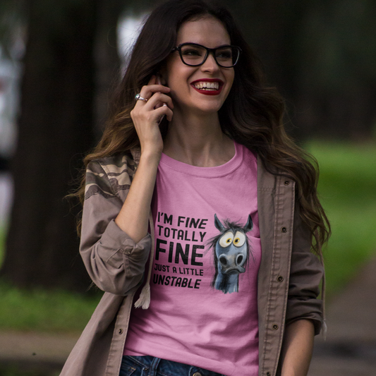 Just a Little Unstable Horse T-shirt