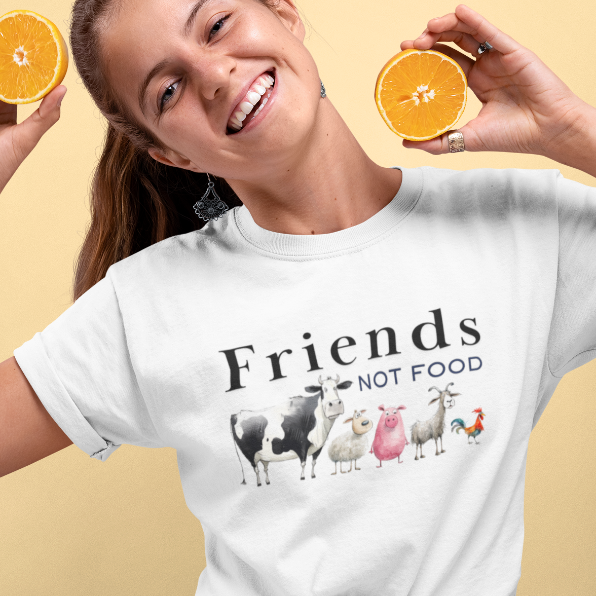 Vegan | Vegetarian Plant-Based Animal Lover Tee