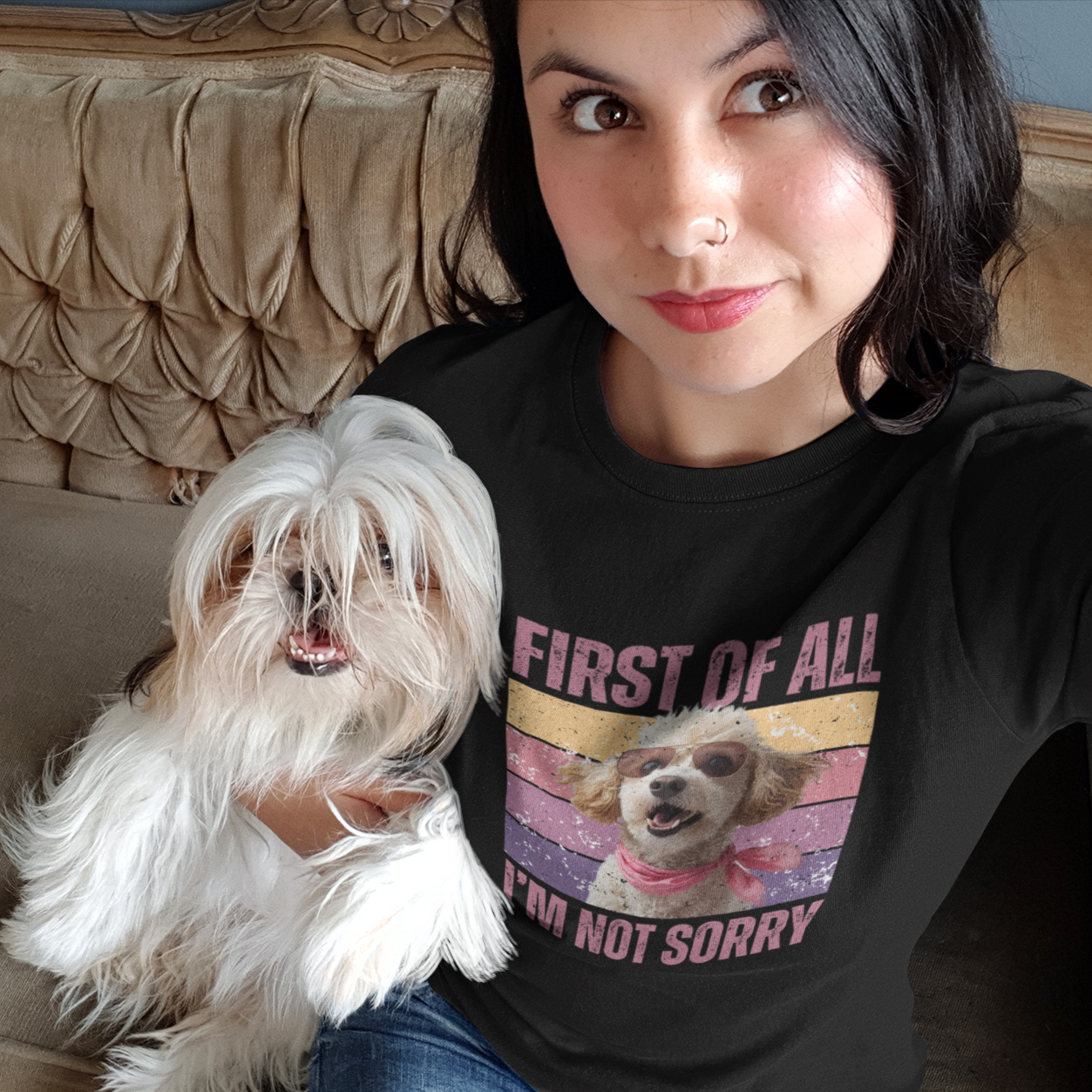 Humorous Dog T-Shirt for Animal Lovers