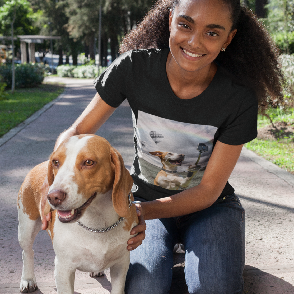 Surreal Dog Selfie Tee